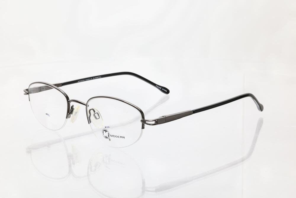 Modern Camille Gunmetal 51-19-135mm Eyeglass FRAMES ONLY - NEW/WITHOUT TAGS